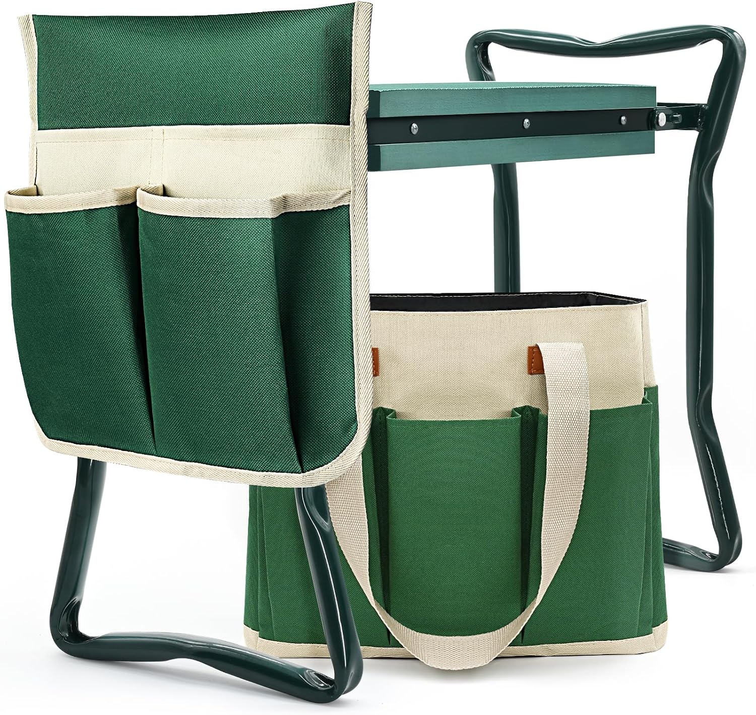 Garden Gloves - Garten-Kniehocker und -Sitz, zusammenklappbare Gartenbank mit