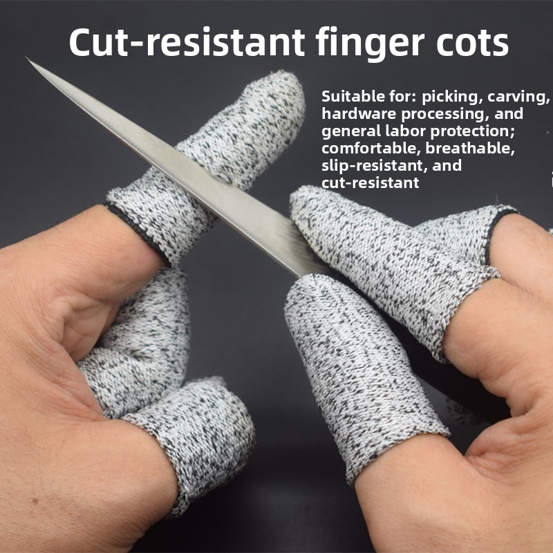 Garden Gloves - Schnittschutz-Fingerabdeckung, Arbeitsschutz-Gartenarbeitsschutz-Fingerkappe, verschleißfeste Fingerhandschuhe zum Schutz