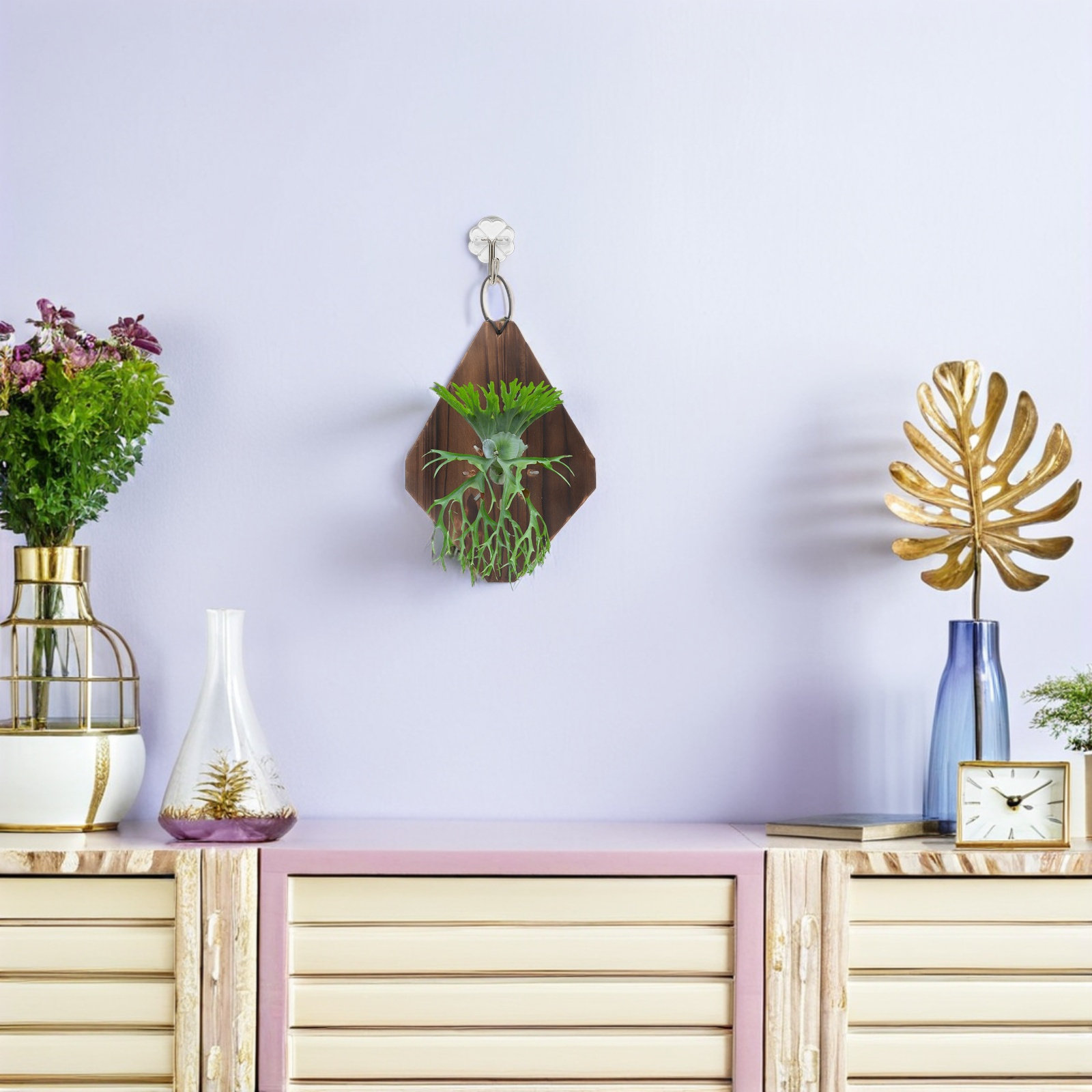 Vertical Planter - 2 Stück Rustikale Pflanzentafel aus Karbonisiertem