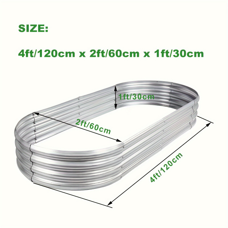 [Gegalvanisiertes Hochbeet für – Raised Garden Bed Bewertung und Preis