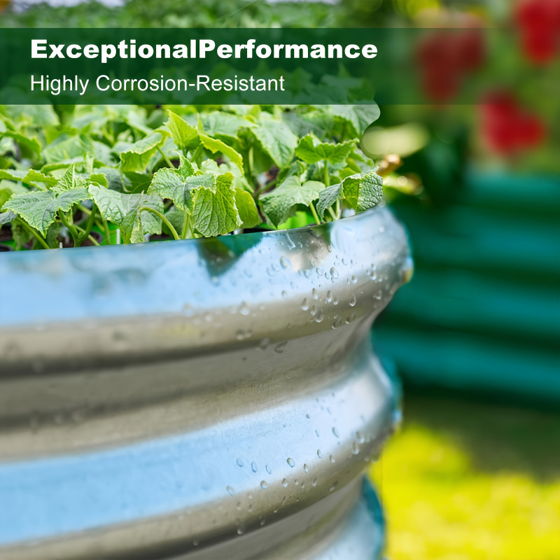 [Gegalvanisiertes Hochbeet für – Raised Garden Bed Bewertung und Preis