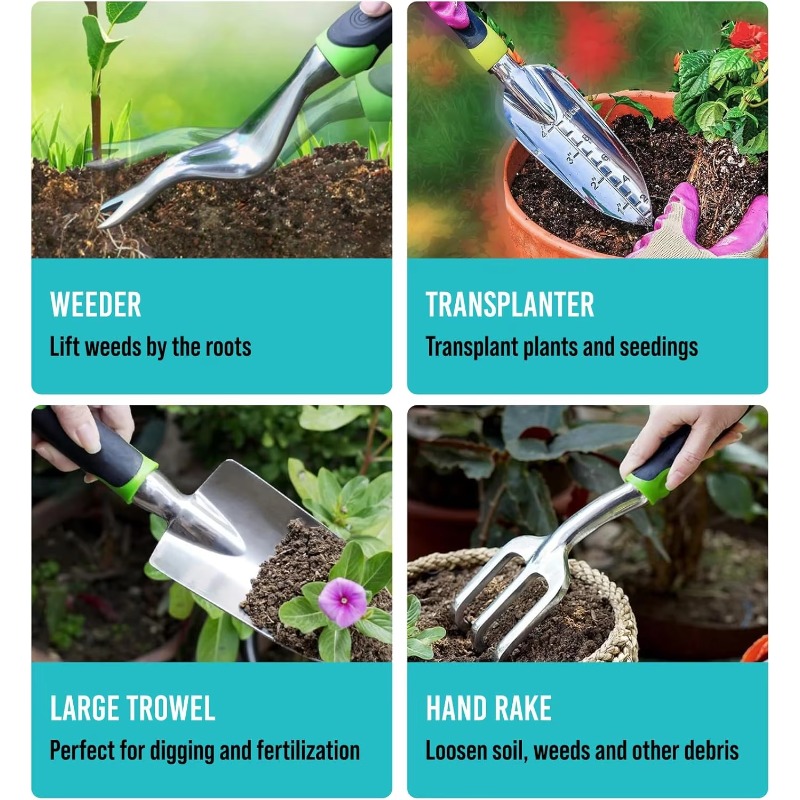 9-teiliges Ergonomisches Garte – Trowel Garden Tools Bewertung und Preis