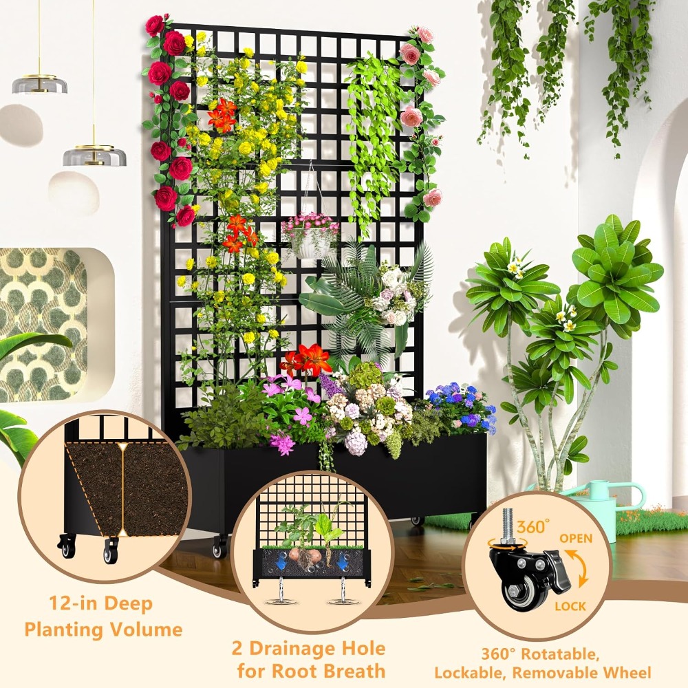 Verzinktes Metall-Hochbeet mit – Raised Garden Bed Bewertung und Preis