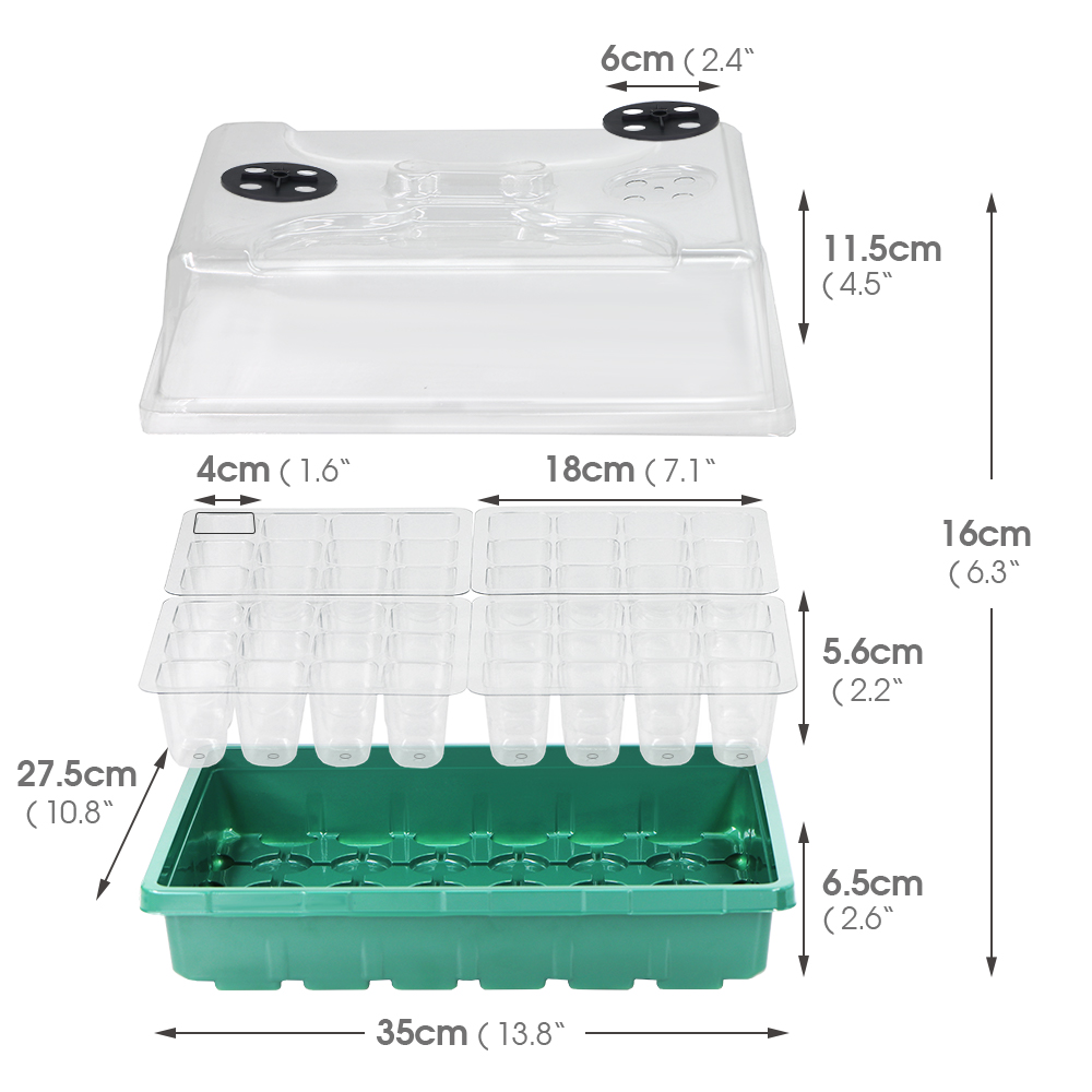 Warme Sämlinge Box Heizmatten  – Seed Starter Tray Bewertung und Preis