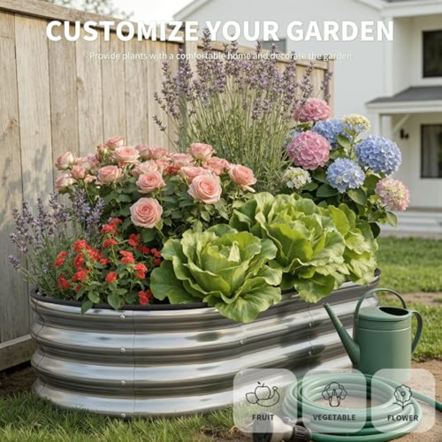 Ovales großes Hochbeet-Set aus – Raised Garden Bed Bewertung und Preis